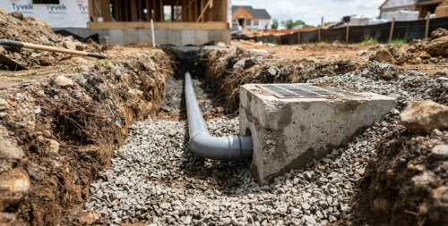 Gestion des eaux pluviales à Bréhan